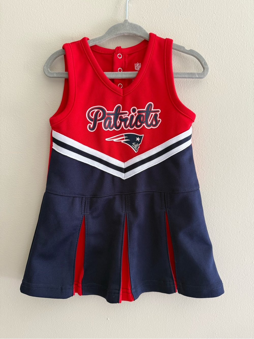 NFL New England Patriots Girls Cheer Dress Size 2T Costume